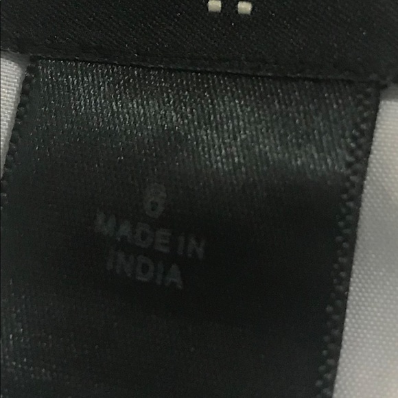 ANN TAYLOR SZ 8 lined lace cutout pencil skirt - Picture 7 of 7